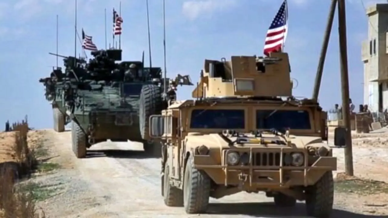 ورود کاروان تجهیزات نظامی آمریکا به شمال سوریه