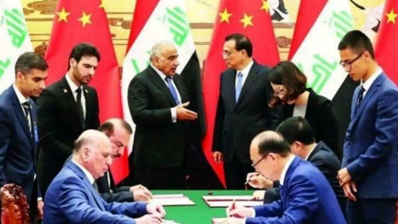 آمریکا اجرای توافق عراق و چین را تعطیل کرده است