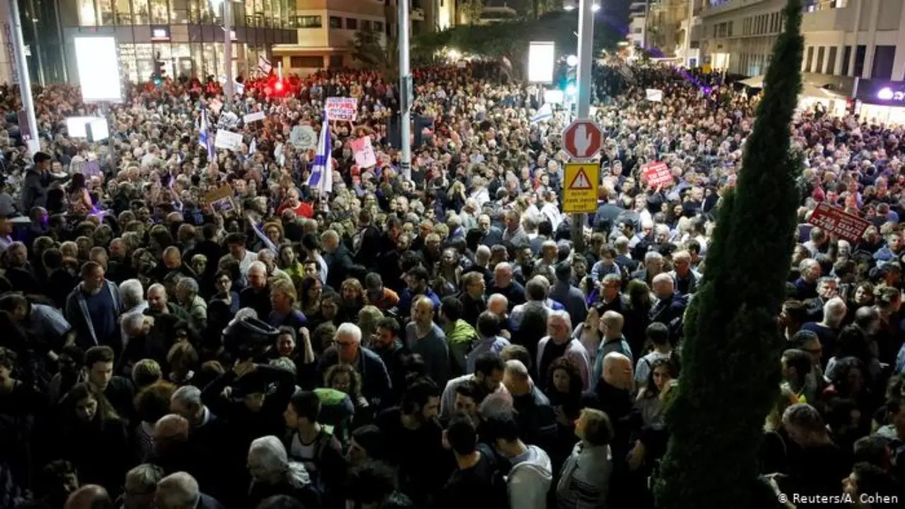 اعتراضات اسرائیلی ها علیه فساد دولتی ادامه دارد