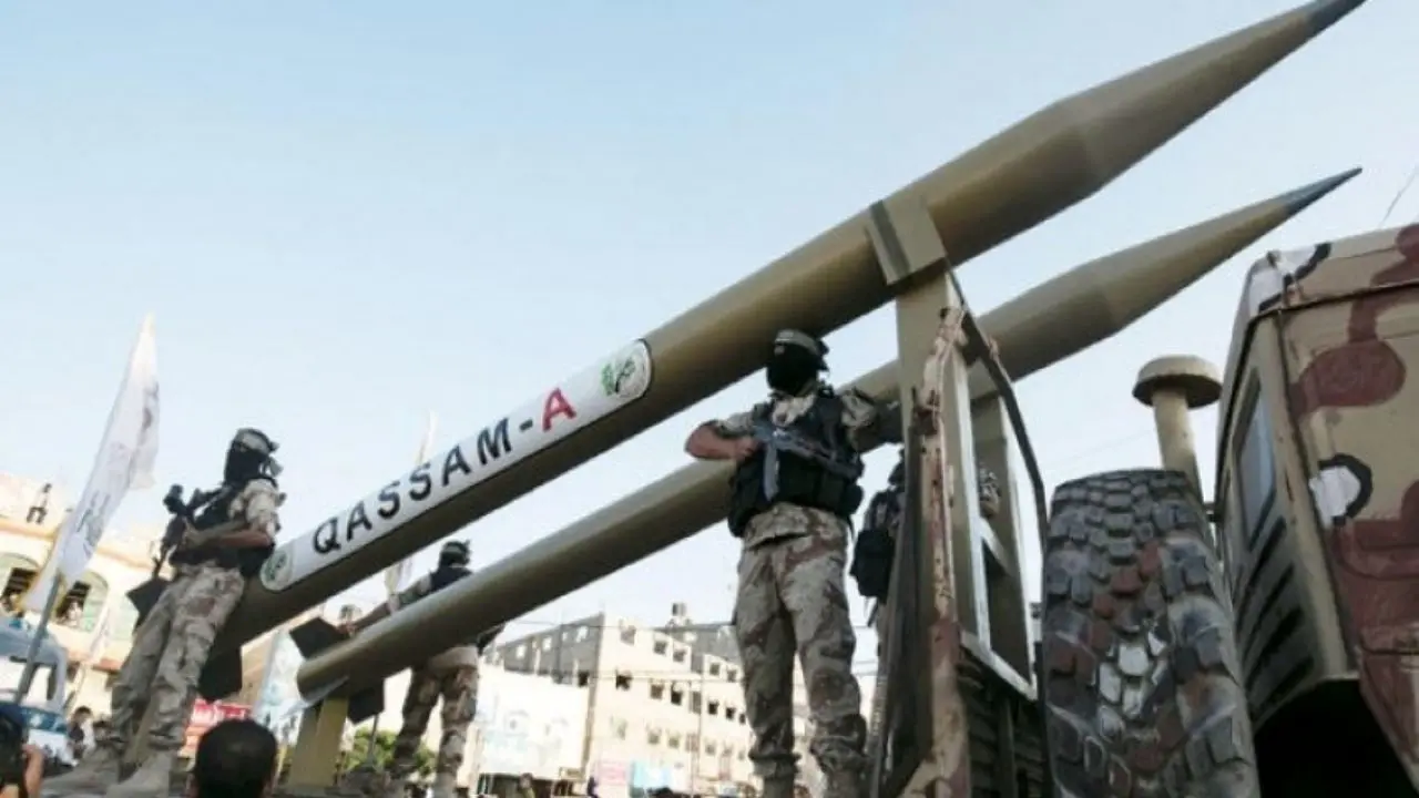 رهگیری موشک فلسطینی در آسمان اسراییل+ ویدئو