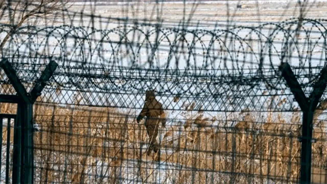 حصارکشی در مرز چین و کره شمالی