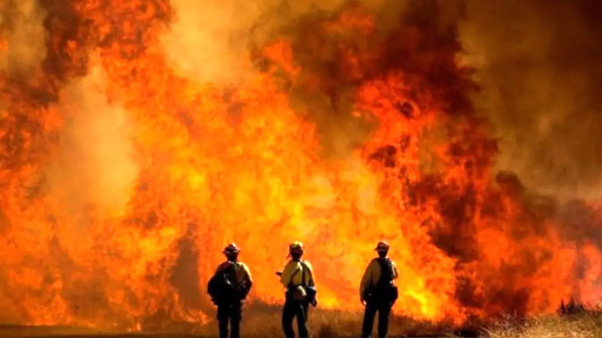 آتش‌سوزی گسترده در کالیفرنیای آمریکا