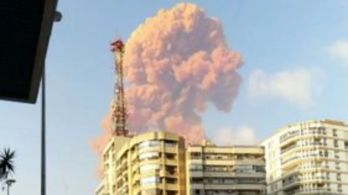 فوری / انفجار بزرگ در پایتخت لبنان+ 3 ویدئو