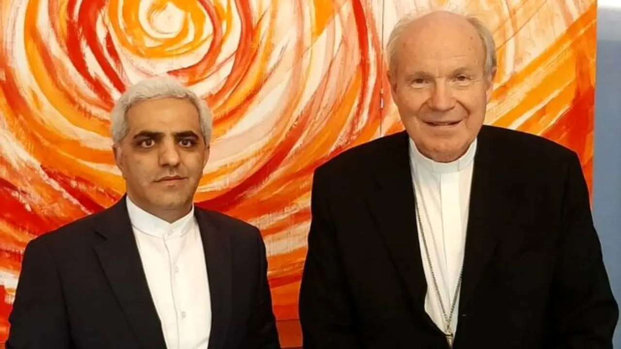 توییت سفیر ایران در اتریش پس از دیدارش با اسقف اعظم وین