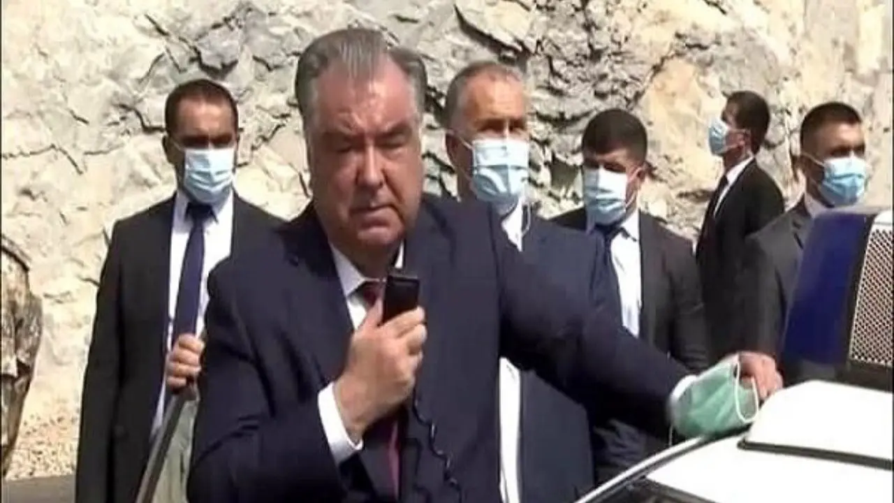 رئیس جمهور تاجیکستان با بلندگو به مردم افغانستان وعده کمک داد