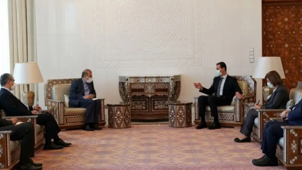 دستیار ارشد وزیر خارجه ایران با رئیس‌جمهور سوریه دیدار کرد