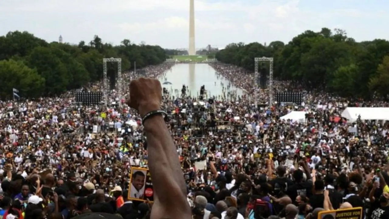 اعتراضات آمریکا| سالگرد سخنرانی مارتین لوتر کینگ