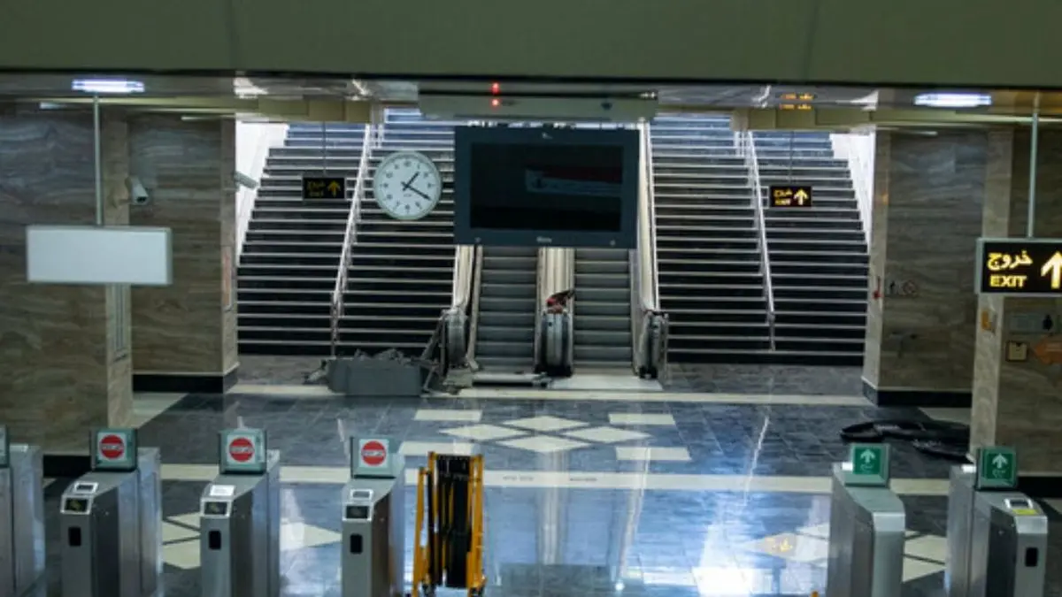 نقص فنی خط 2 مترو تهران برطرف شد؟