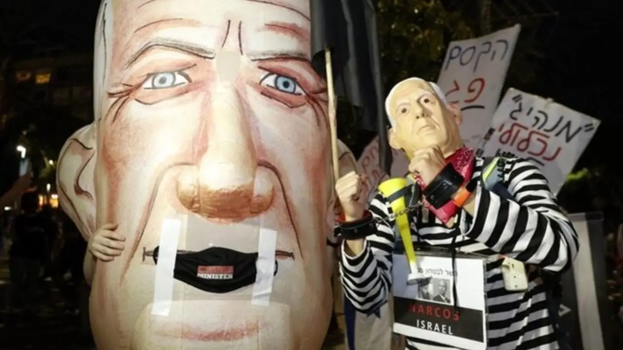 بازداشت 13 معترض در پی تظاهرات علیه نتانیاهو در تل‌آویو و قدس