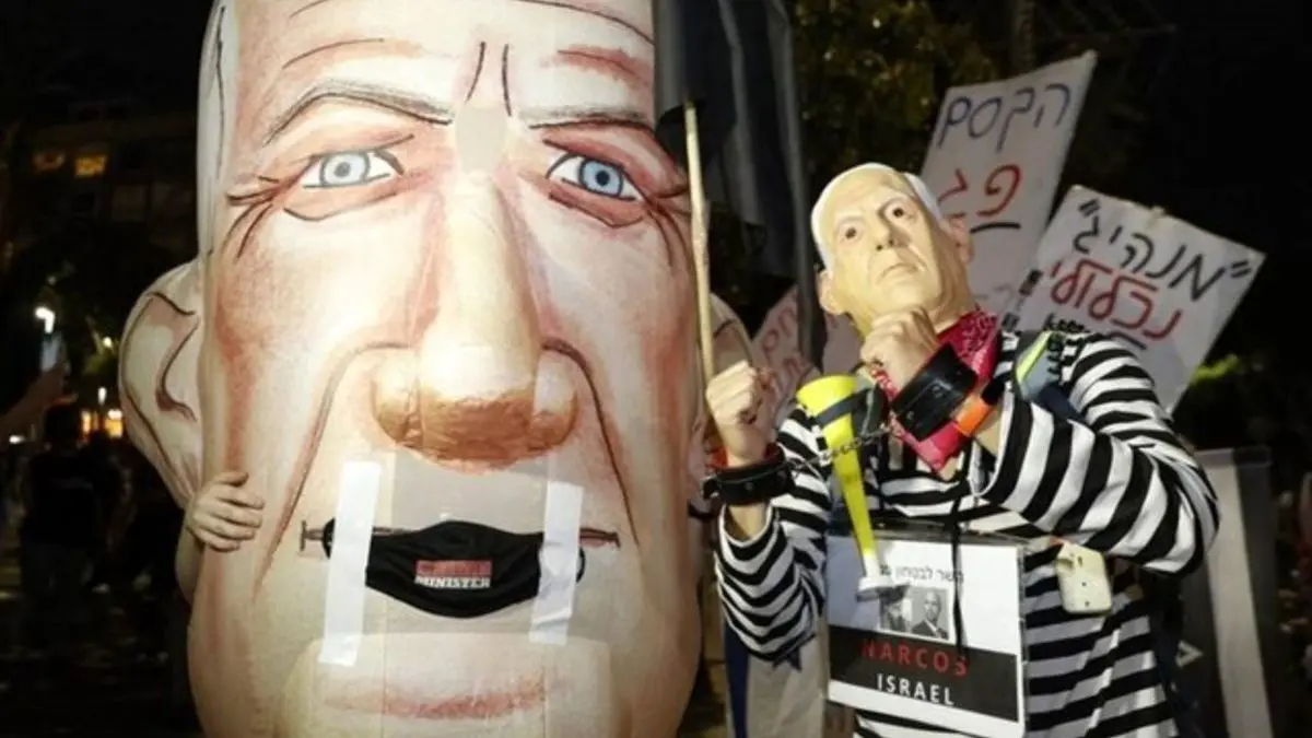 بازداشت 13 معترض در پی تظاهرات علیه نتانیاهو در تل‌آویو و قدس