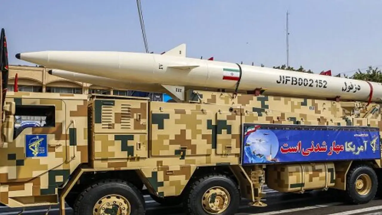 رونمایی از جدیدترین موشک بالستیک ایرانی