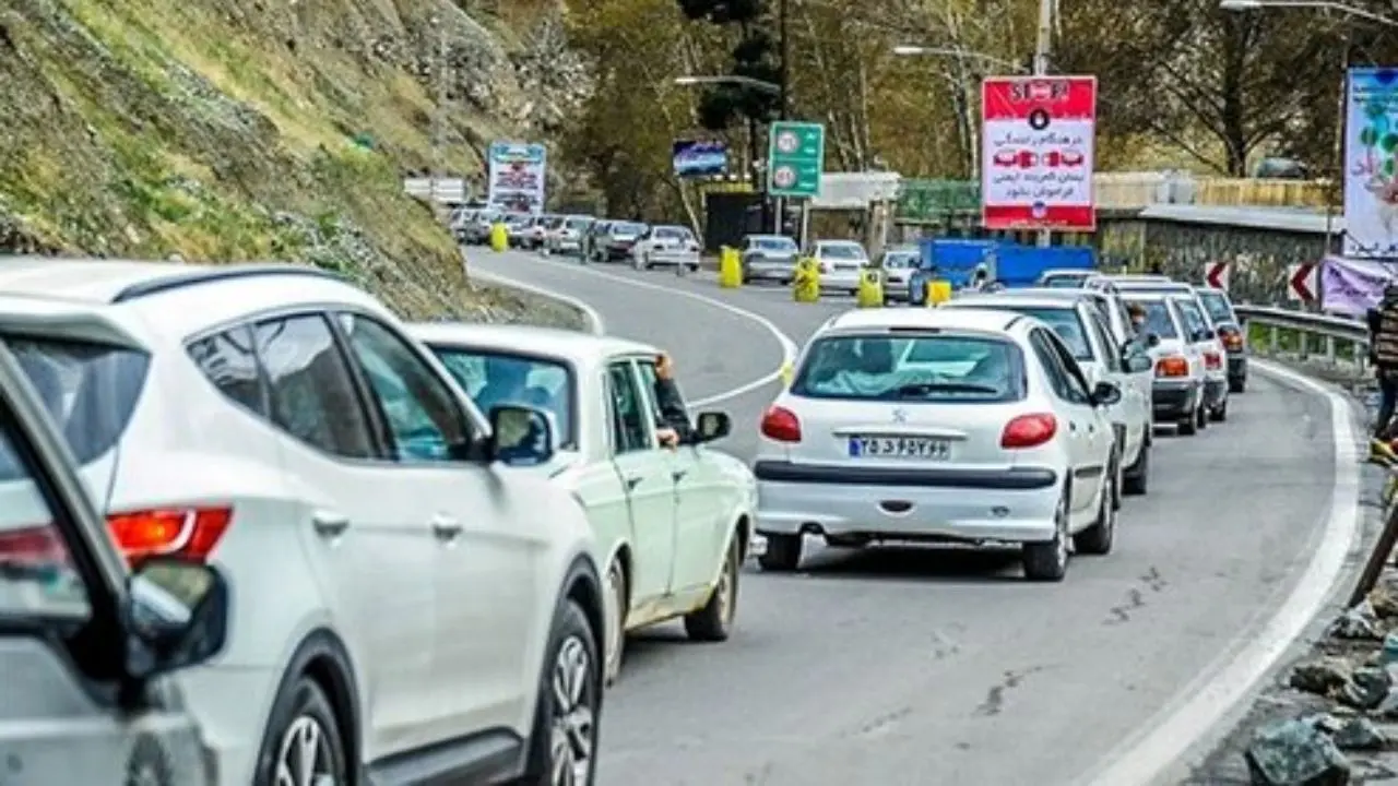 آخرین وضعیت جاده های پرتردد کشور/ ترافیک جاده چالوس