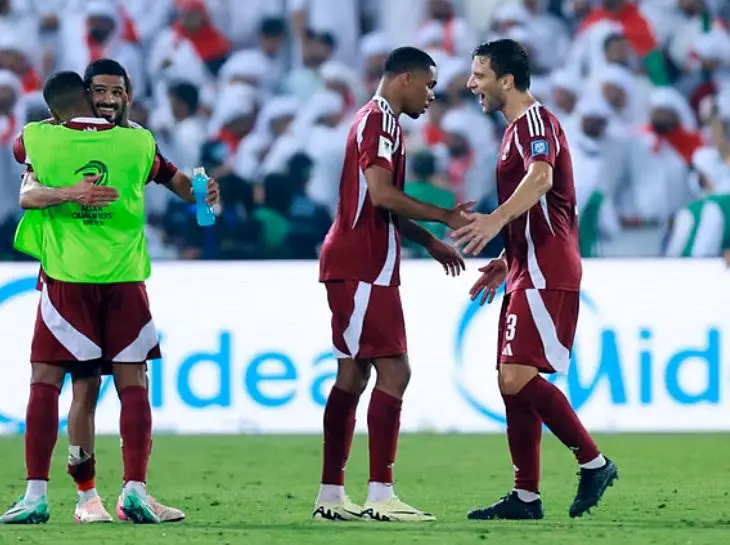 قطر،جام،جهاني،گروه،تيم،امارات،سهميه،دقيقه