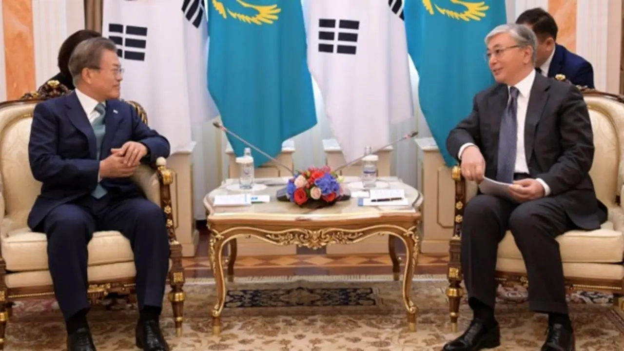 گفت‌وگوی تلفنی روسای جمهور قزاقستان و کره جنوبی