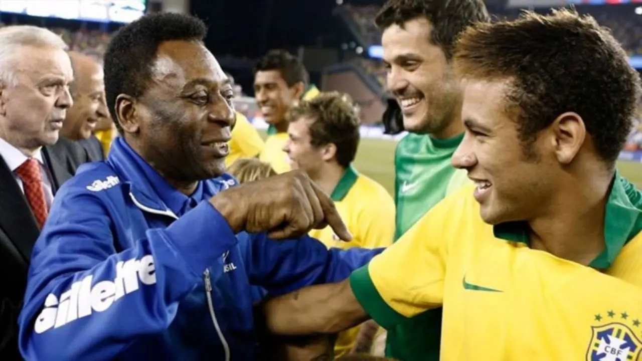 سایه نیمار روی سر اسطوره فوتبال برزیل