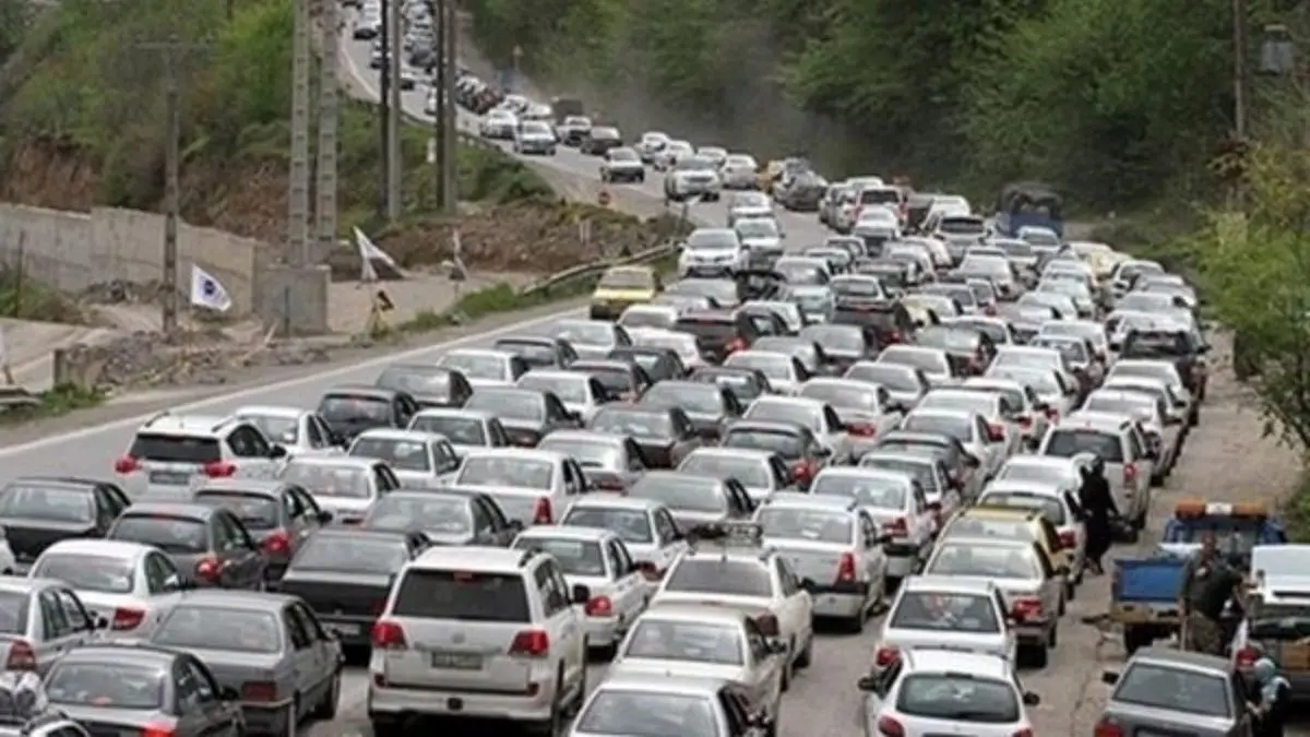 ترافیک سنگین در آزادراه تهران_کرج_قزوین