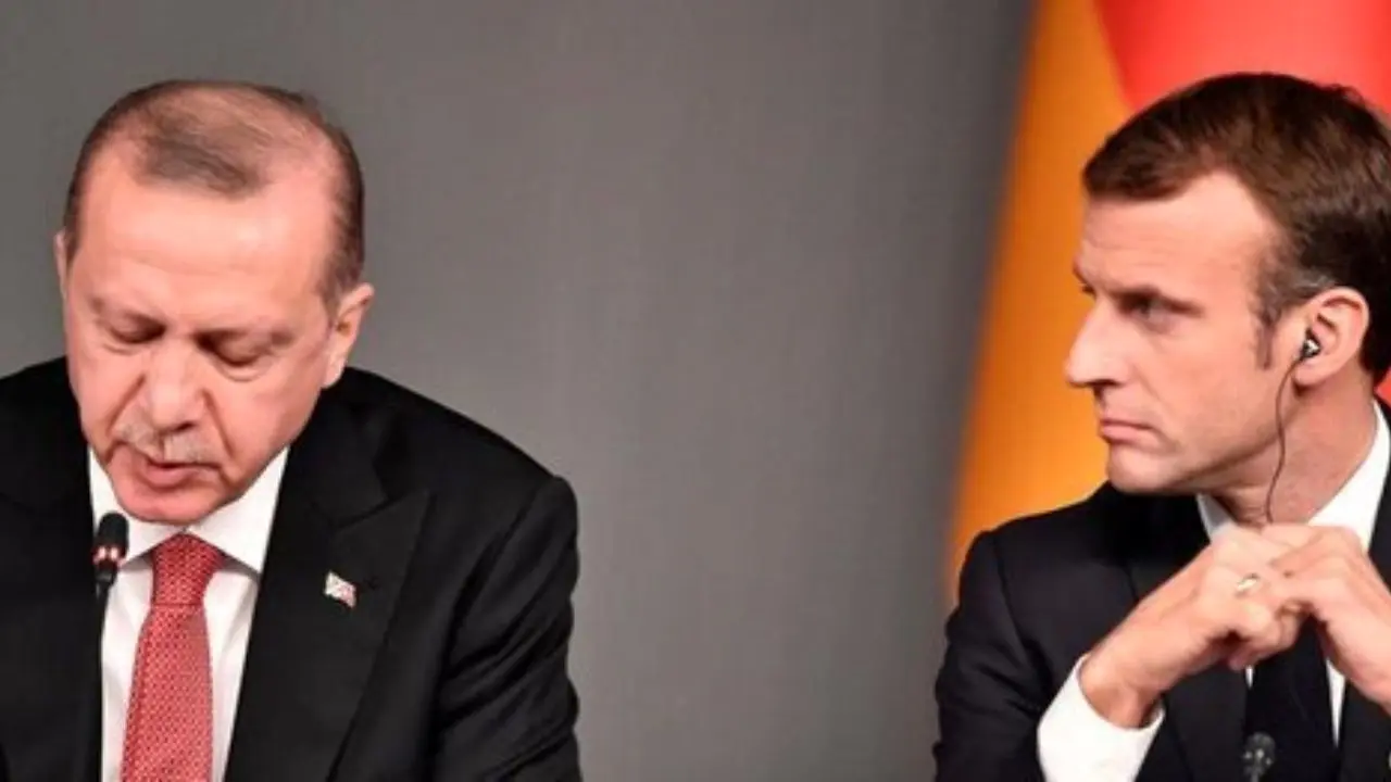 جدل اردوغان و مکرون به رسانه‌های دنیا کشیده شد