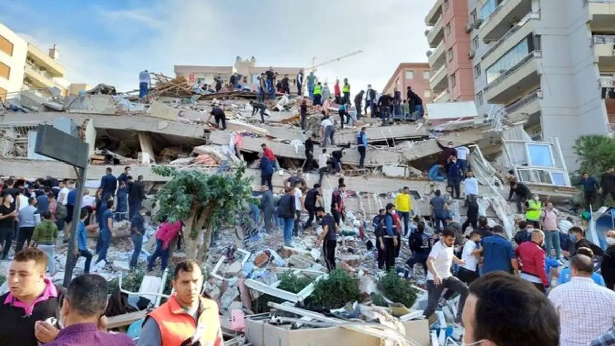 افزایش آمار کشته شدگان زلزله ازمیر