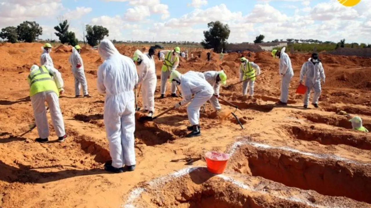 کشف 112 جسد از گورهای دسته‌جمعی لیبی