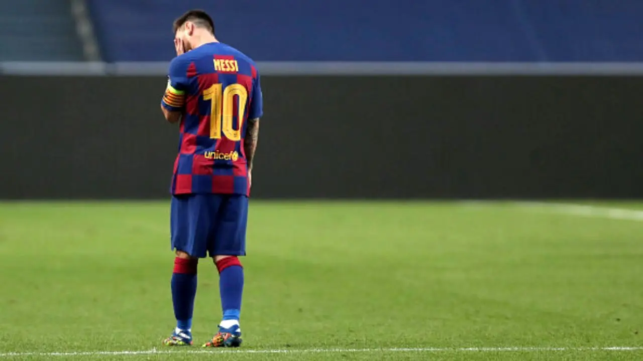 رفتار مسی، هواداران بارسلونا را خشمگین کرد + عکس