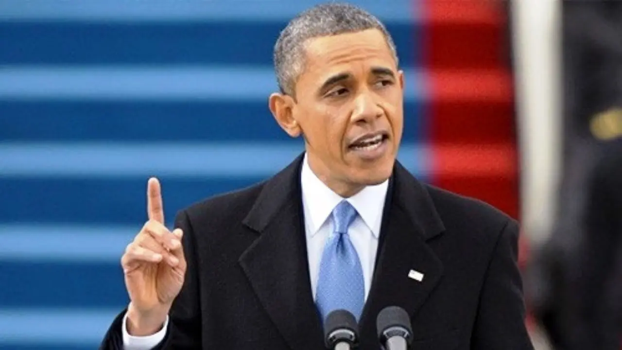 باراک اوباما در مراسم جایزه ادبی «بوکر» سخنرانی می‌کند