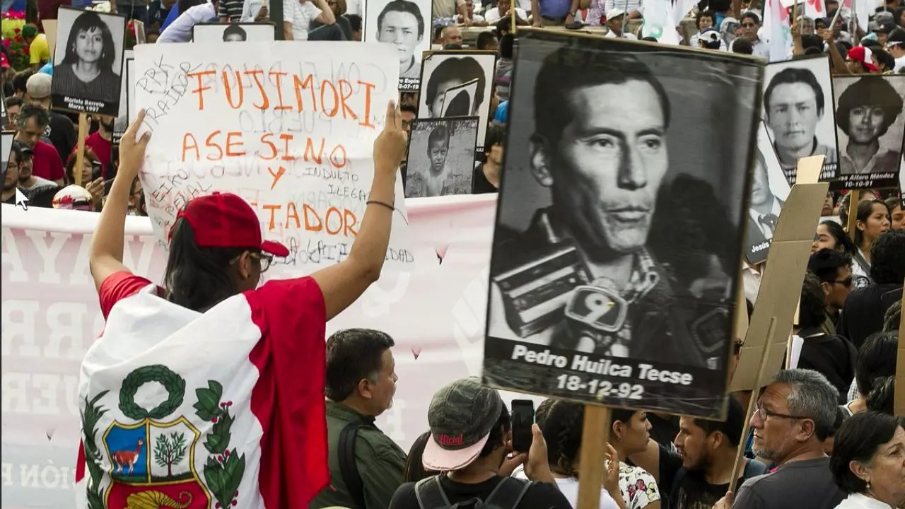 درگیری معترضان و پلیس در پرو