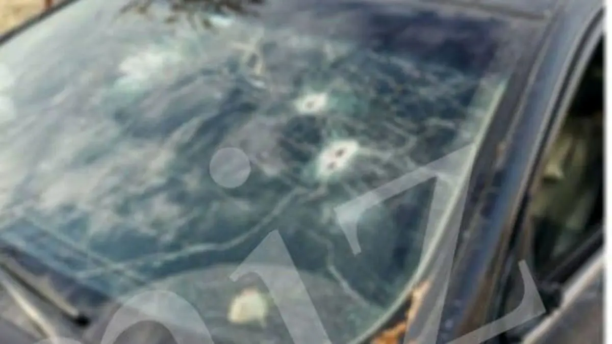 خودرو حامل فخری‌زاده دانشمند هسته‌ای پس از ترور+ عکس