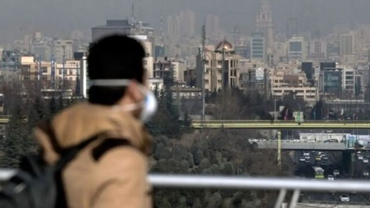 هوای تهران با وجود باران در مرز آلودگی است