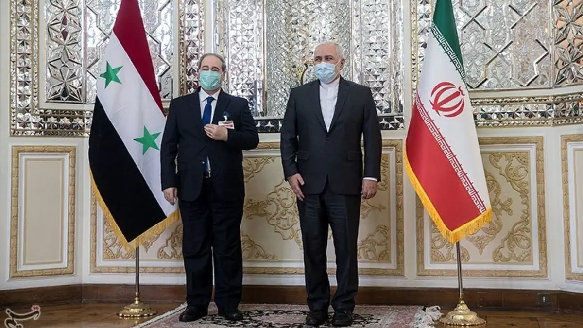 دیدار محمدجواد ظریف و وزیر خارجه سوریه