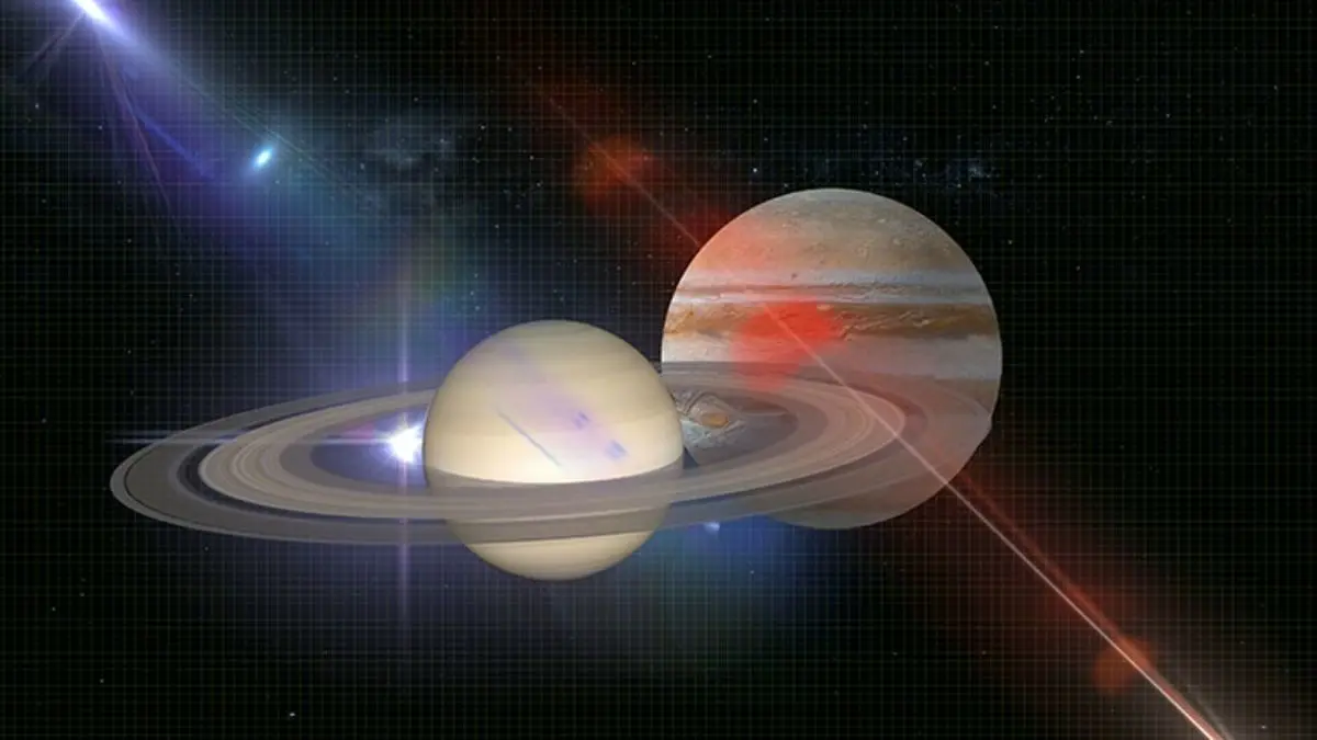 رویداد مهم ستاره‌شناسی در راه است / مقارنه 2 سیاره زحل و مشتری