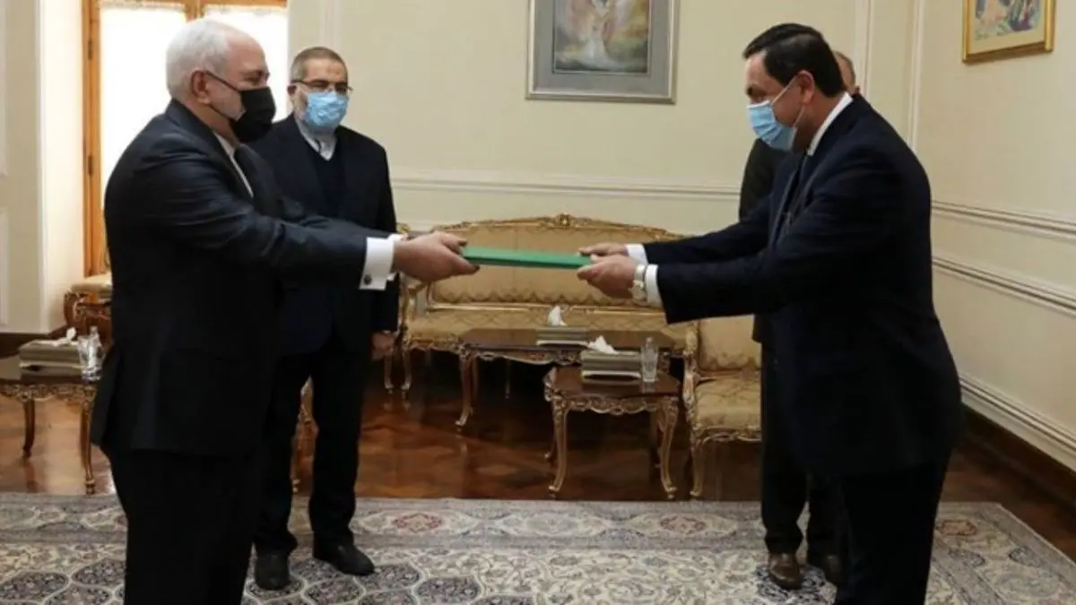 سفیر سوریه استوارنامه خود را تقدیم محمد جواد ظریف کرد
