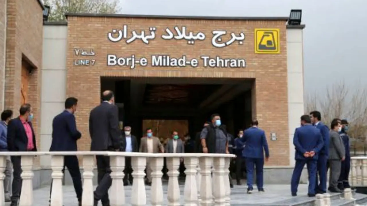 افتتاح ایستگاه‌های متروی برج میلاد و امیرکبیر تهران توسط رییس‌جمهور