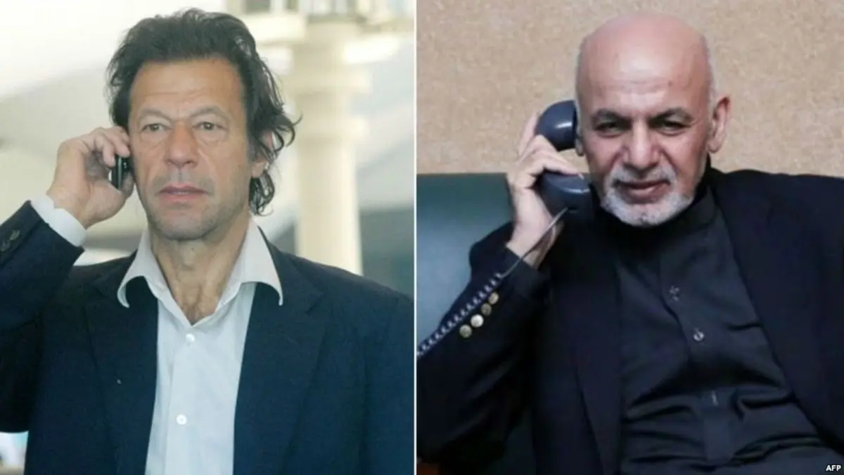 تماس تلفنی اشرف غنی با نخست وزیر پاکستان