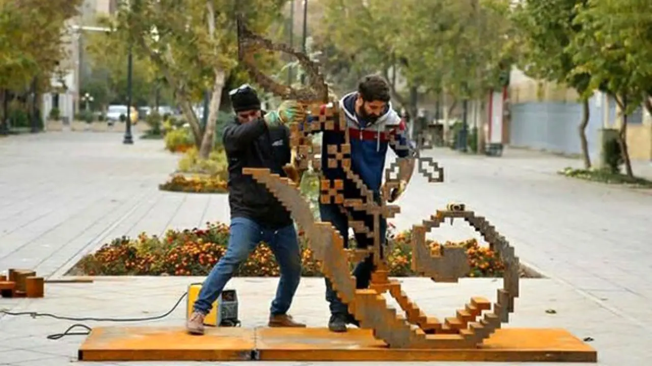 70 درصد آثار هشتمین دوسالانه مجسمه‌سازی تهران به تالار وحدت رسید