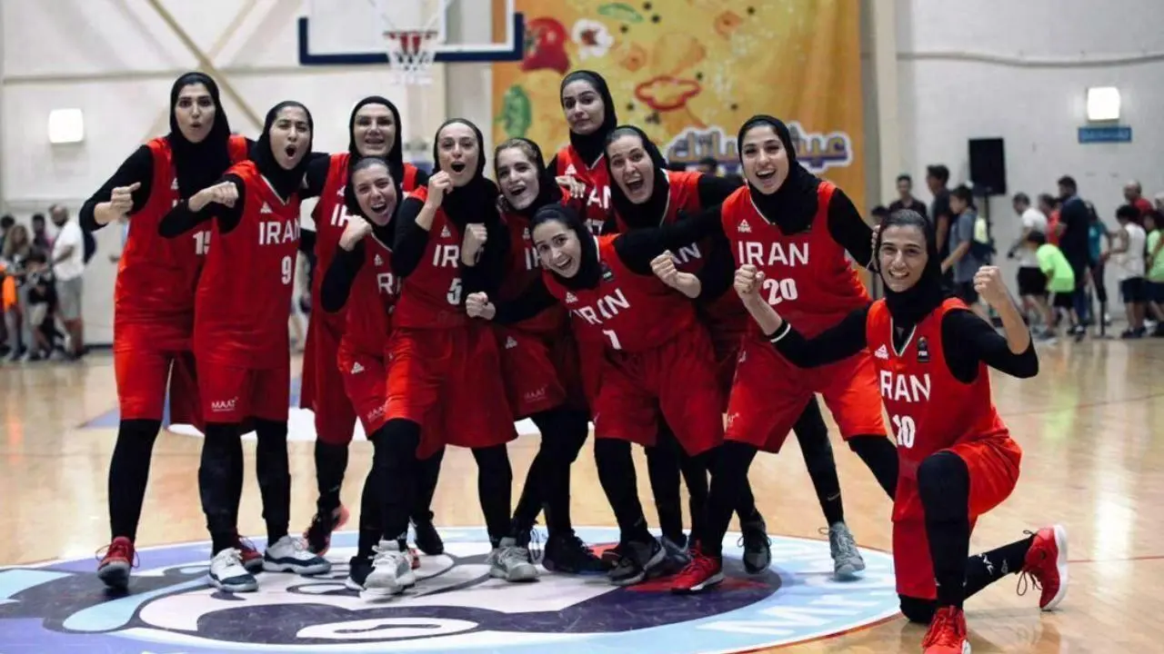 سقوط 8 پله‌ای تیم ملی بسکتبال زنان ایران در جهان