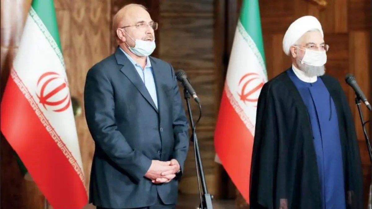 خط‌ونشان روحانی برای قالیباف / همه کاره دولت رئیس‌جمهور است نه مجلس