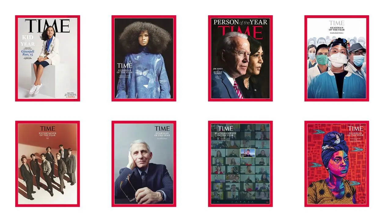 اینفوگرافی| شخصیت‌های سال 2020 مجله تایم در یک نگاه