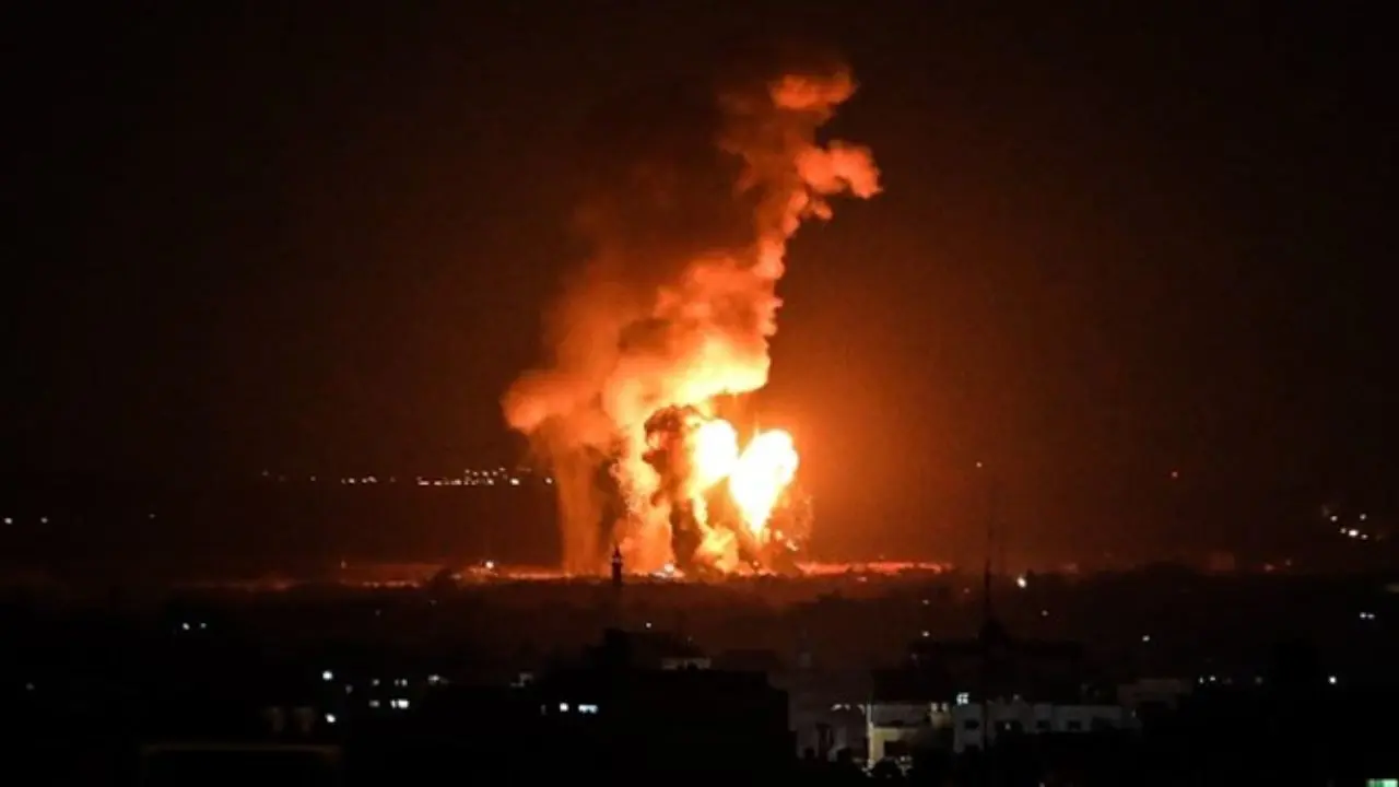 رژیم صهیونیستی مناطقی را در غزه بمباران کرد