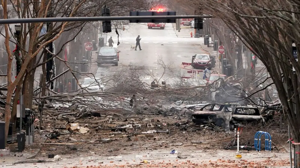 انفجار نشویل احتمالا نتیجه یک بمب‌گذاری انتحاری بوده است