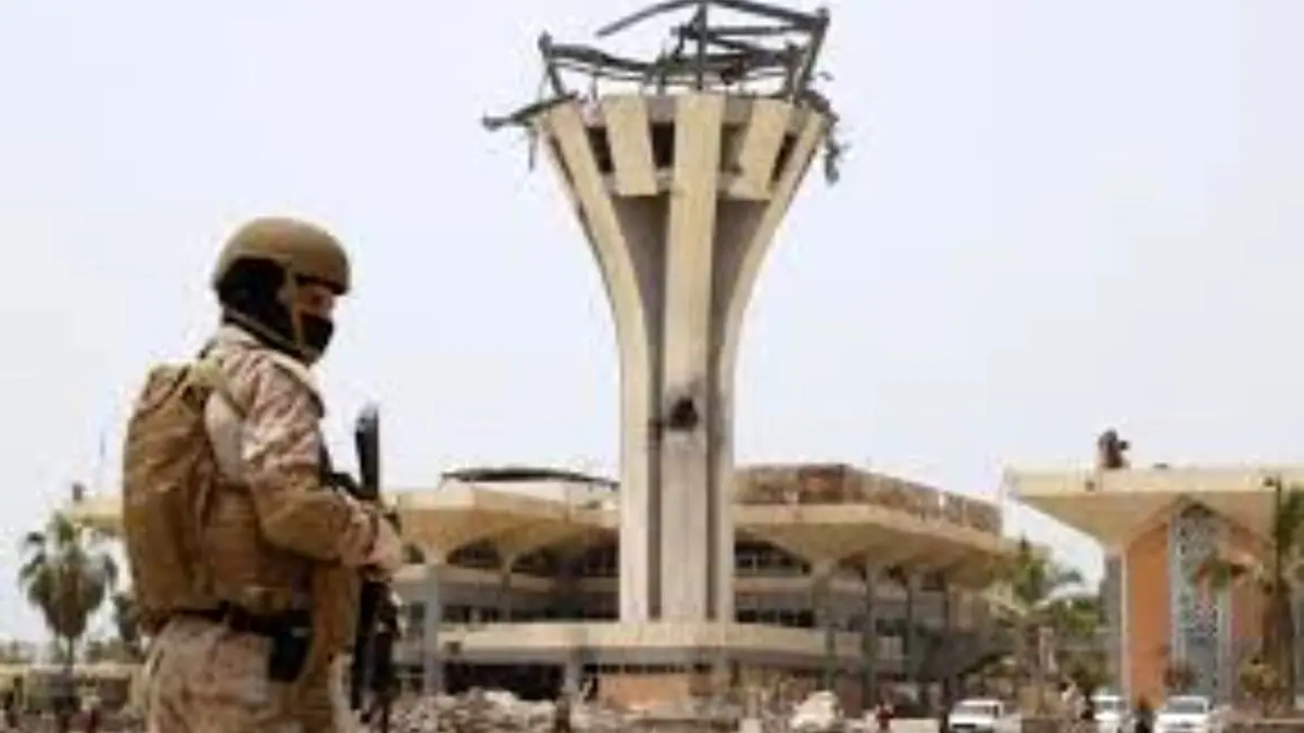 وقوع انفجار مهیب در فرودگاه عدن