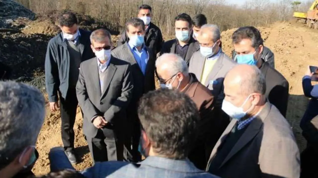 ساماندهی مرکز دفن زباله لاهیجان مورد بازدید مسئولان کشوری و استانی قرار گرفت