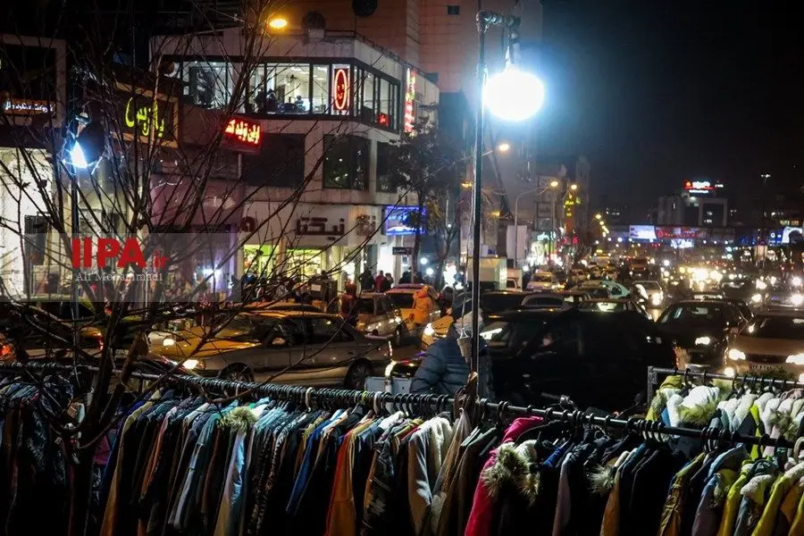 دستفروشان در شب های سرد و کرونایی پایتخت