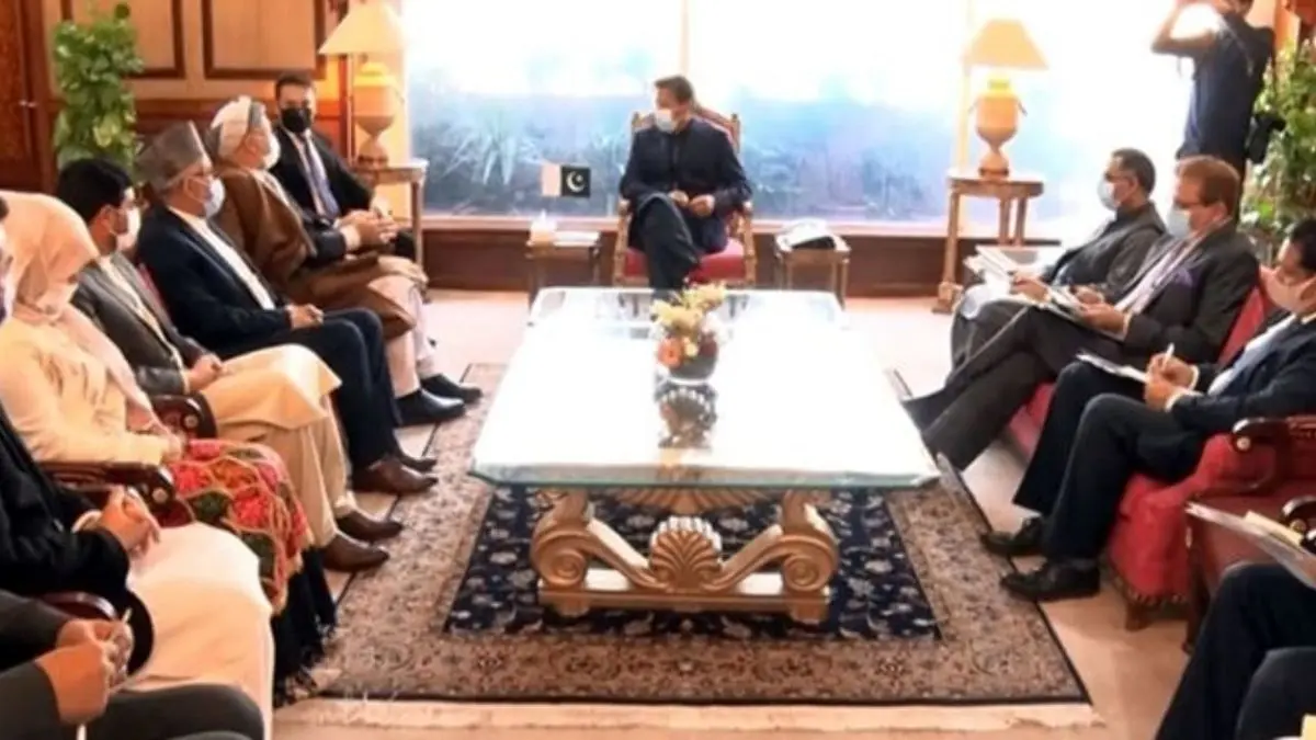 دیدار نخست وزیر پاکستان و رهبر حزب وحدت اسلامی افغانستان