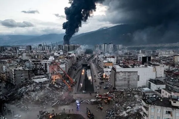 اوضاع جندیرس سوریه پس از زلزله+ ویدئو