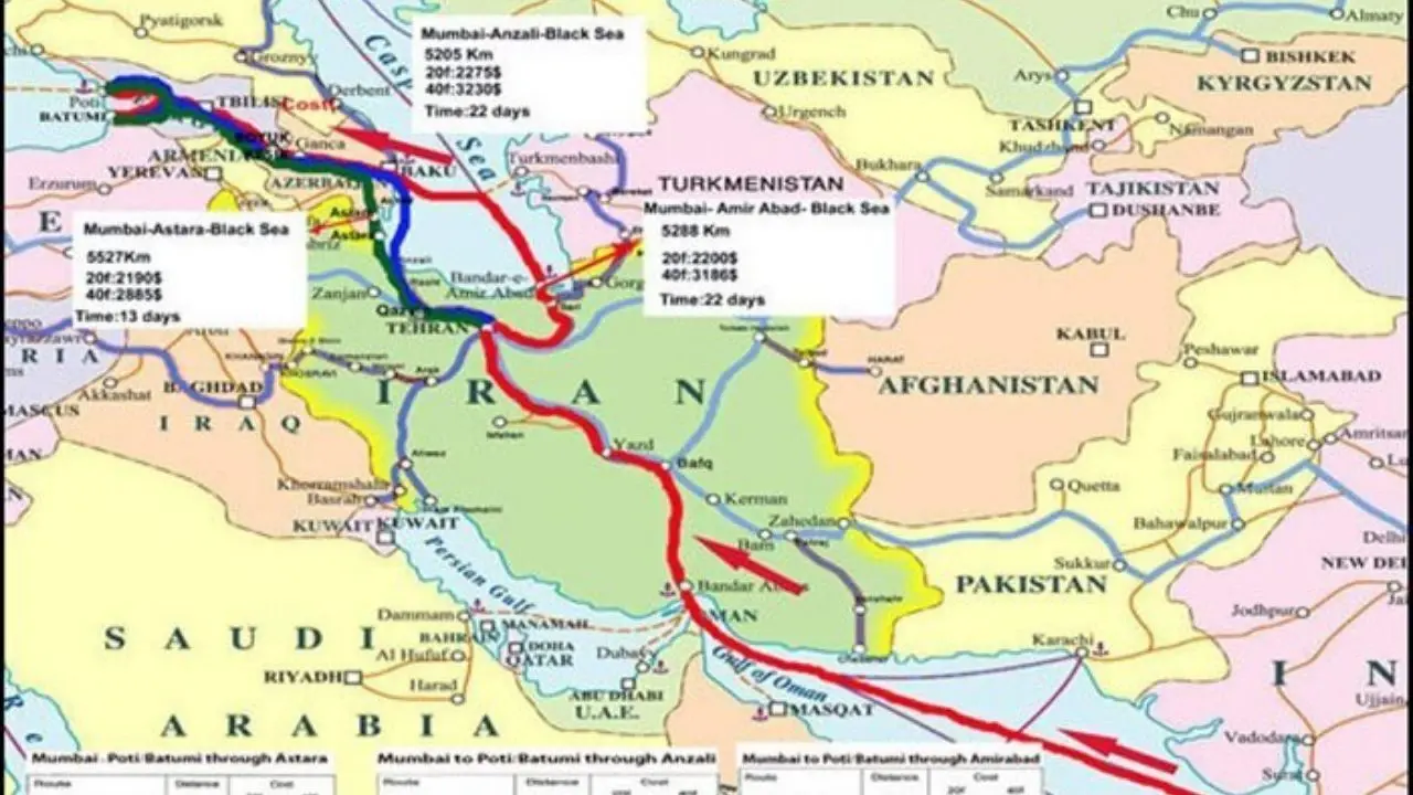 سرعت گرفتن تلاش های ایران و روسیه برای تحقق مسیر ریلی شمال- جنوب