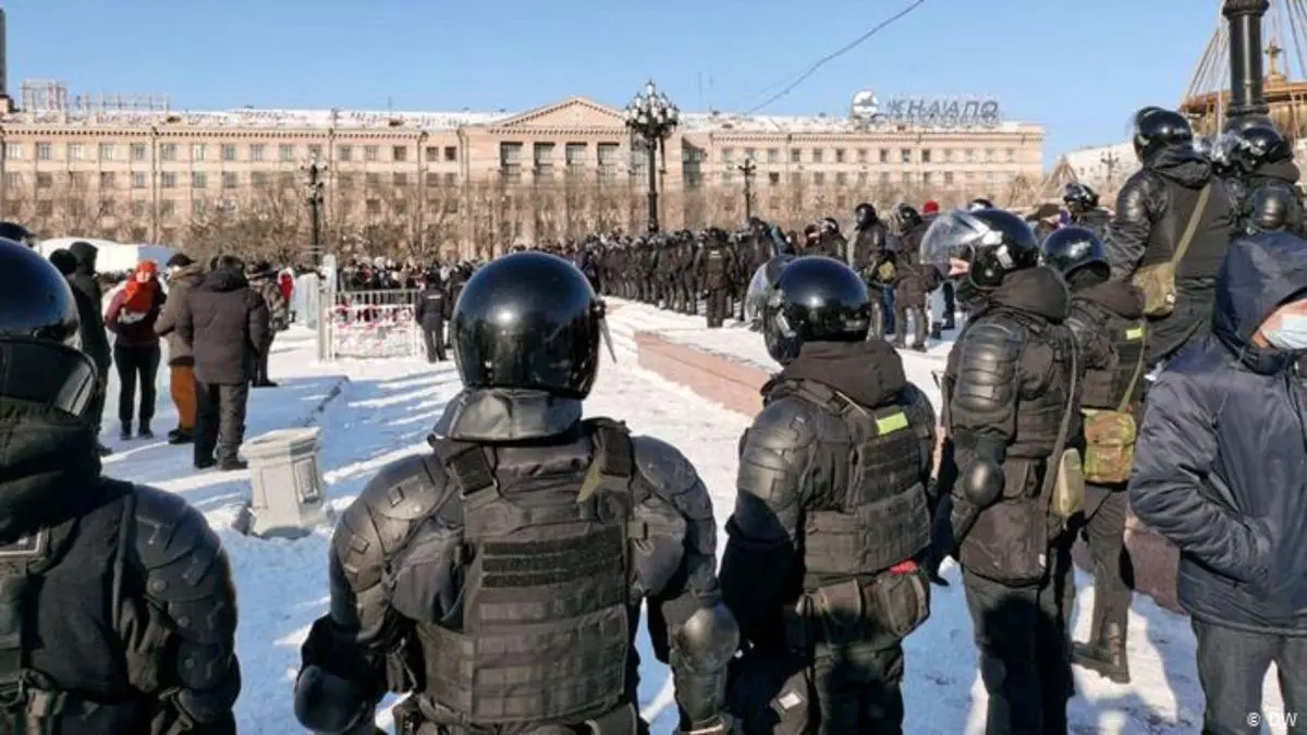 اعتراضات روسیه برای آزادی ناوالنی