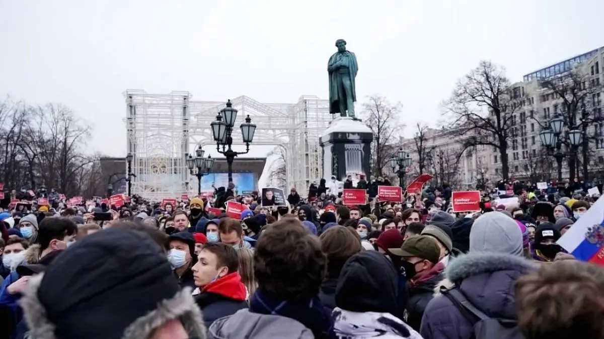 سرکوب معترضان به بازداشت ناوالنی در روسیه