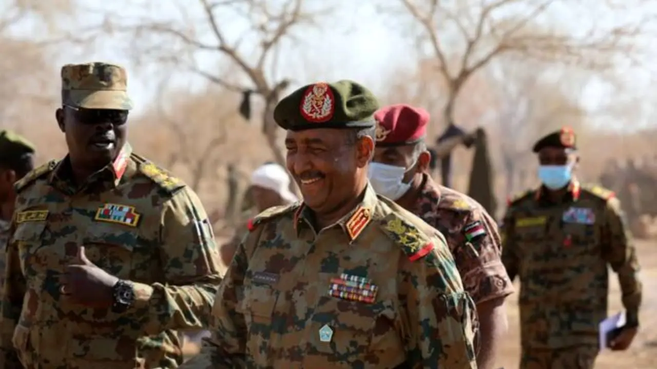 بازدید رئیس ستاد ارتش سودان از منطقه هم‌مرز با اتیوپی