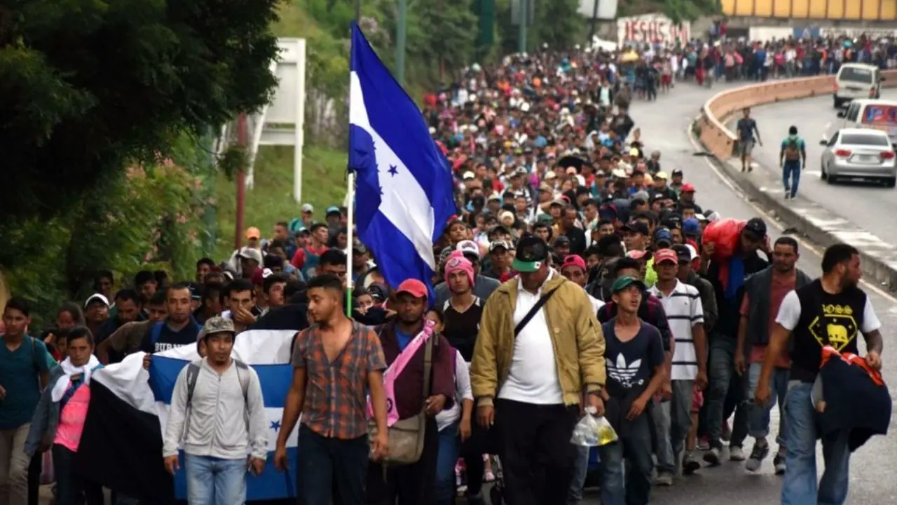 حرکت 6 هزارو500 شهروند هندوراسی به سمت آمریکا