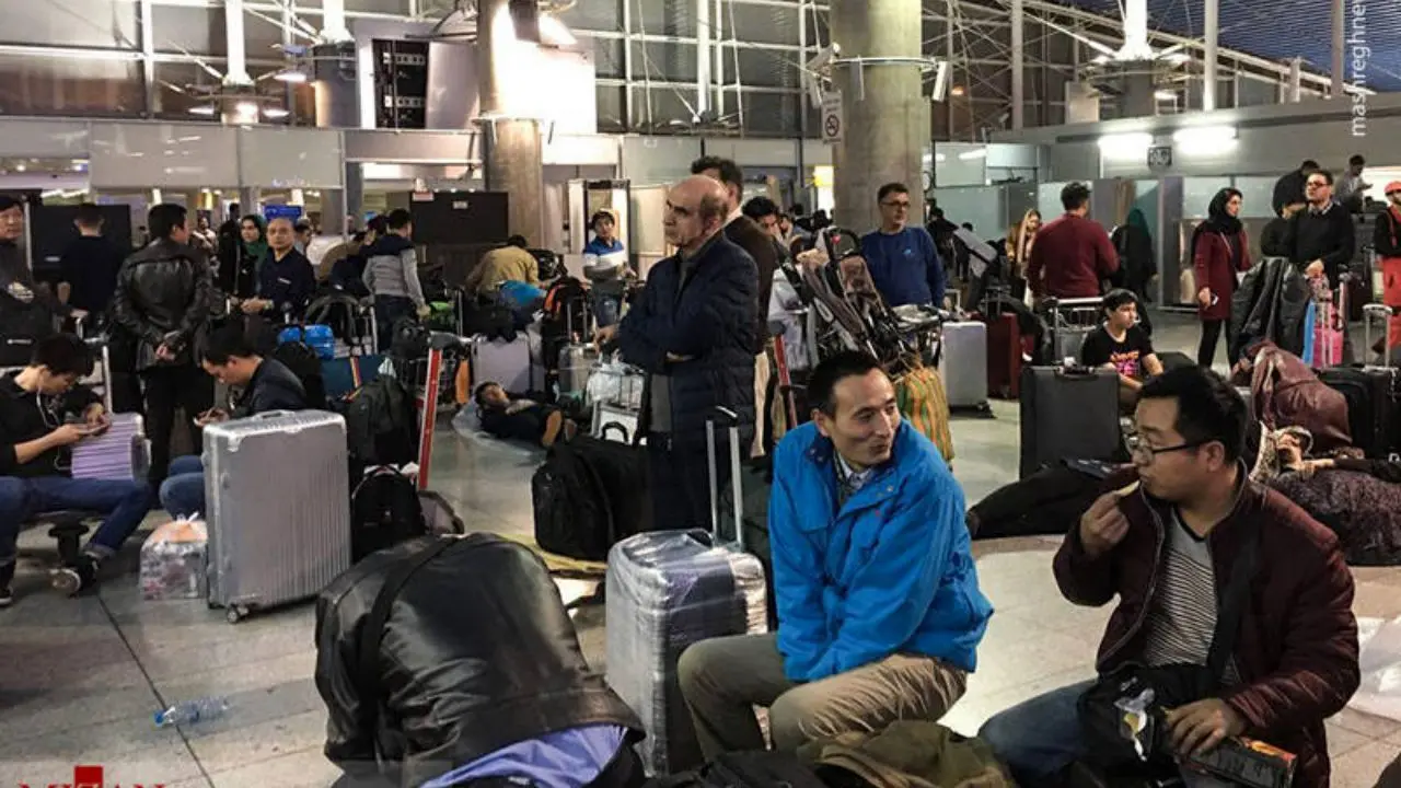 وضعیت اسفناک ورود مسافران به ایران در فرودگاه امام + ویدیو